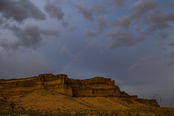 Rainbow over Melba Butte 2015-7203