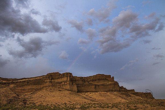 Rainbow over Melba Butte 2015-7210