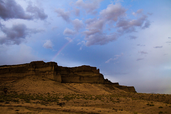 Rainbow over Melba Butte 2015-7212