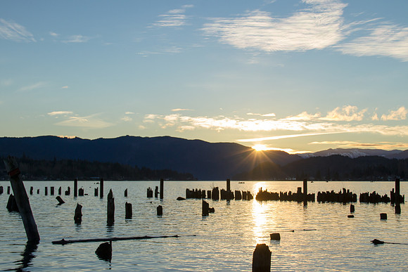 Lake Whatcom Sunrise Jan 2016-0550