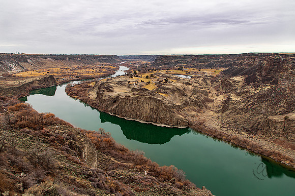 Snake River and Perrine Bridge Twin Falls ID Feb 2021-5045