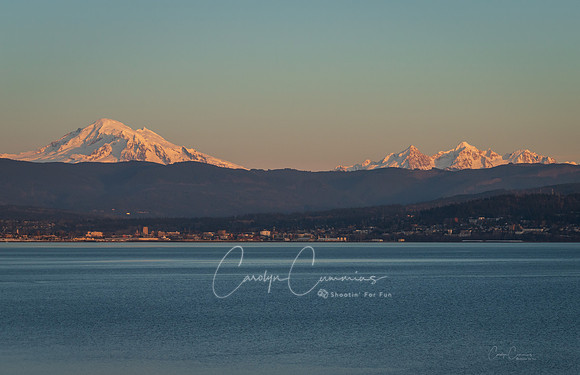 Mt. Baker and Bellingham at sunset January 2019-5228