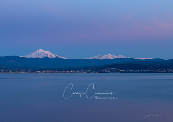 Mt. Baker and Bellingham at sunset January 2019-5297