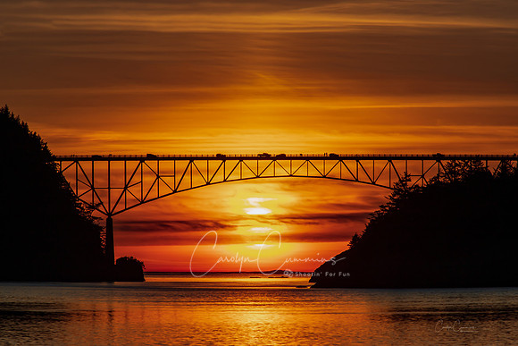 Deception Pass Sunset under the Bridge March 17 2019-6868-2