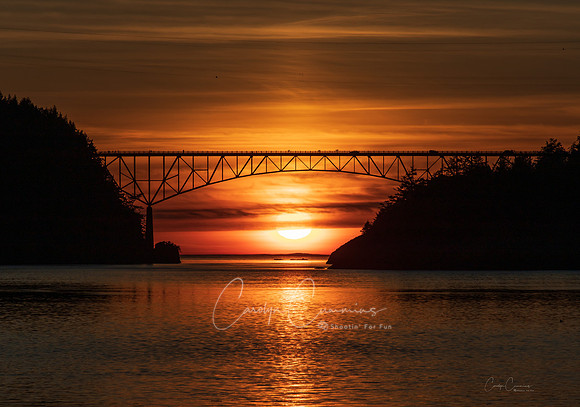 Deception Pass Sunset under the Bridge March 17 2019-6875