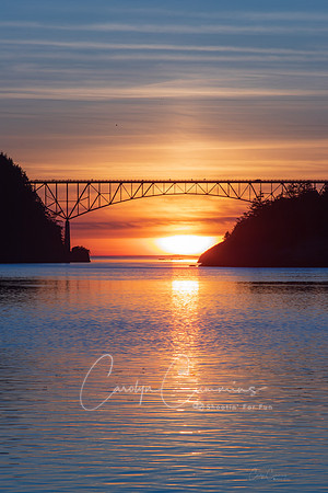 Deception Pass Sunset under the Bridge March 17 2019-6890