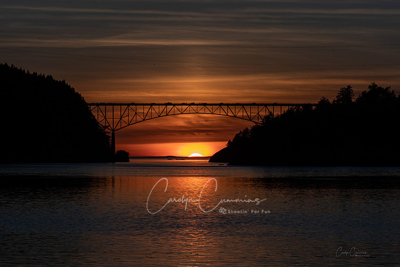Deception Pass Sunset under the Bridge March 17 2019-6930