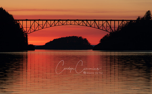 Deception Pass Sunset under the Bridge March 17 2019-6979