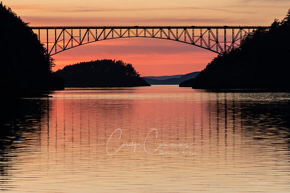 Deception Pass Sunset under the Bridge March 17 2019-6989